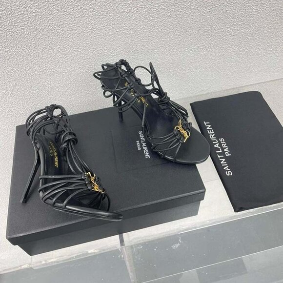 Saint Laurent Black High Heels - Picture 2 of 8